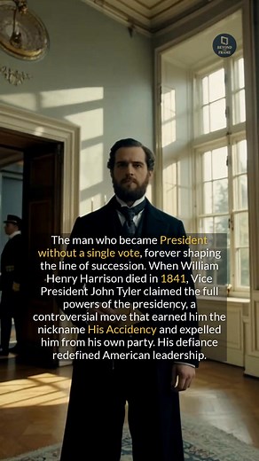 John Tyler defined the powers of the Vice Presidency after presidential death. #historyfacts #USPresident #history #didyouknow | Beyond the Frame
