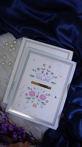 🕊️ Simplicity in design, elegance in every fold—our cards are made with love. 💌 KBM04620 [simple wedding cards, elegant invites, premium quality, minimalist designs, bespoke cards Namma Bengaluru] | King of Cards - India's No. 1 Wedding Invitation Portal