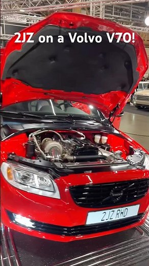 Volvo V70 With A 2JZ Engine And RWD #2JZ #Volvo #V70 #RWD #carshow