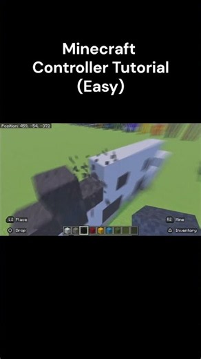 Minecraft Controller Tutorial #minecraft #minecraftshorts #youtubeshorts #minecraftbuilding