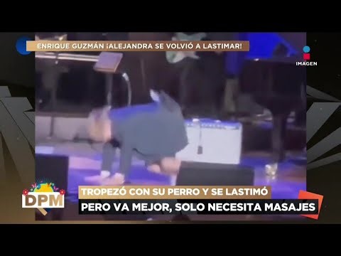 ¡Alejandra Guzmán se lastimó la cadera previo al inicio de su gira! Enrique Guzmán lo revela