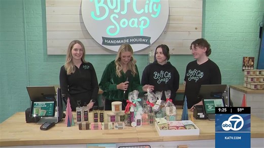 Buff City Soap showcases new products, scents, and holiday gift bags