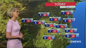 #WEATHER: Belinda Russell presents the Sydney weather forecast. #9News | http://9News.com.au | 9 News Sydney