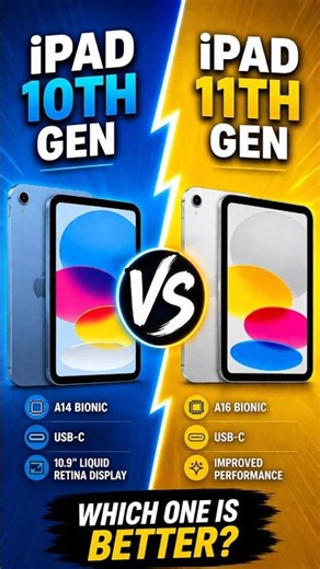 iPad 10th Gen vs iPad 11th Gen ⚡ कौन है REAL WINNER? 🤯