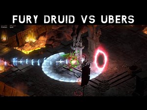 [D2R S6] Fury Druid vs Ubers (Bonehew/Fleshrender)