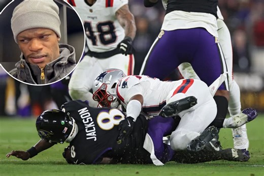 Frustrated Lamar Jackson speaks out after late hit forces him out of crucial Ravens loss