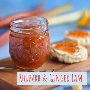11K views · 62 reactions | Rhubarb & Ginger Jam - the sharpness of rhubarb is mellowed by the warmth of ginger in this utterly delicious jam! Plus check out how I got free rhubarb & how you can get free food too! Visit: https://www.fabfood4all.co.uk/rhubarb-ginger-jam-no-pectin/ Or pin for later: https://www.pinterest.co.uk/pin/368661919496261831/ | Fab Food 4 All | Facebook