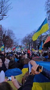 Ukrainian national anthem in London 24/02/2023 | Ukrainian Events in London