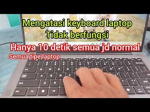 How to fix a laptop keyboard that doesn't work and can't type//don't take it to a service center ...