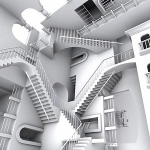 How Surreal Artist MC Escher Influenced Physicist Roger Penrose