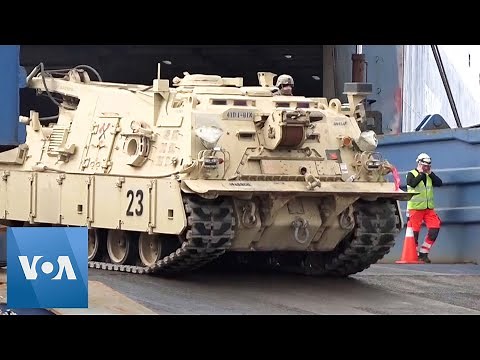 US Military Equipment Arrives in Denmark