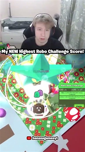 My NEW Highest Robo Challenge Score! (Bee Swarm Simulator)