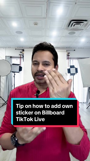 How to Add Your Own Billboard Sticker on TikTok Live