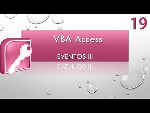 VBA Access Course. Events III. Video 19