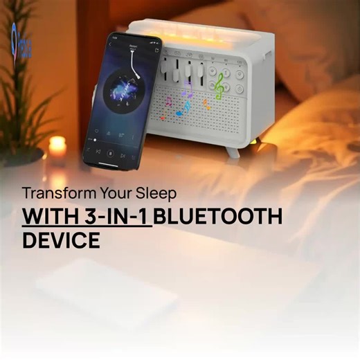 Discover the ultimate sleep solution with the 3-in-1 Bluetooth Speaker White Noise Sleep Night Light Humidifier! 🌙 This innovative device combines several functions to create a calming environment. The Bluetooth speaker allows you to stream soothing music, while the white noise generator masks disruptive sounds for better sleep quality. Adding moisture to the air, the humidifier helps alleviate dryness, promoting respiratory comfort. 🌬️ Plus, the aroma therapy diffuser enhances relaxation with