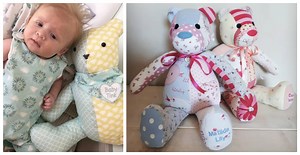 Turn Your Baby's Old Clothes Into DIY 'Memory Bears' As A Family Keepsake