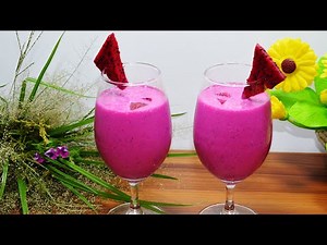 Healthy Dragon Fruit Smoothie Recipe for Summer | Yummy and Easy to Make 🍹