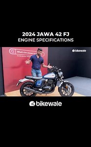 1.2K views | In terms of features, the Jawa 42 FJ gets LED lights, USB charger, and a single-pod, digital instrument cluster with Bluetooth connectivity. Take a look at this video to know about its engine specifications! Click here to watch the full video: https://bit.ly/3ZDouEX To know more download the BikeWale App now: bit.ly/3Uonv5P #jawa #f2fj #jawa42fj #bwreels #bikes #motorcycles #bikeupdates #motorcycleupdates | BikeWale | Facebook