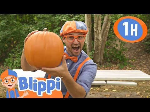 Blippi Visits the Pumpkin Park | Blippi | Kids Learn! | Kids Videos