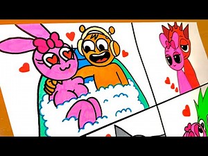 Drawing Pinki x Oren Love Couple - Incredibox Sprunki Love Story 💕