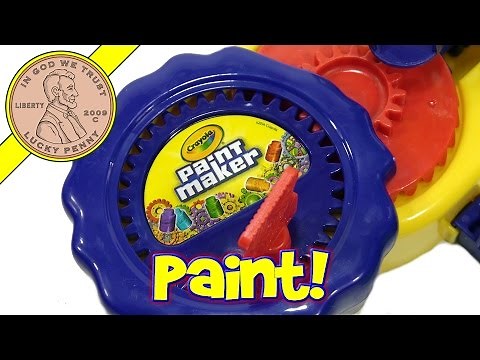 Crayola Paint Maker! LPS-Dave Paints A Picture!