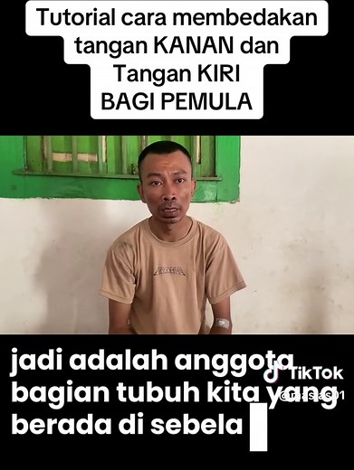 Cara membedakan tangan kanan dan tangan kiri bagi pemula #turorial #serbaserbi #beritatiktok #yangpenting