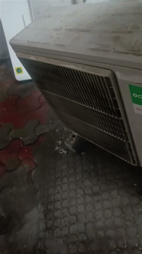 A/C Outdoor service #acnotcooling #ac #acnotworking