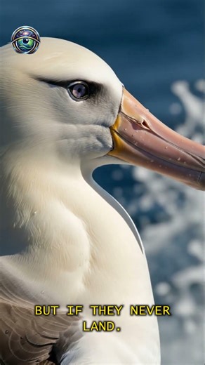 Massive Albatross over ocean