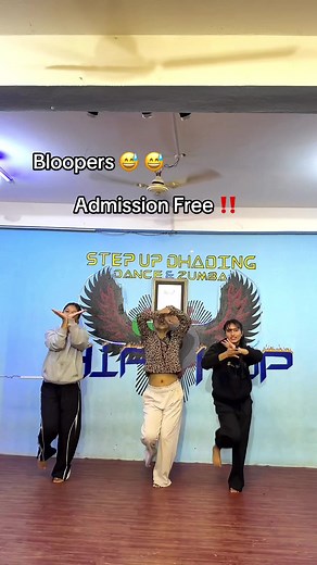 Bloopers 😅 😅 Evening Class 9843784144 #stepupdanceacademy #stepupdhading #dhadingbesi #dhading