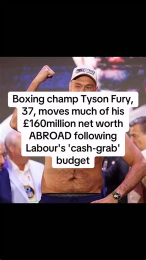 Celebrity Gossip 2026 on Instagram: "Tyson Fury, 37, and his family have quit the UK and moved to the Isle of Man following Rachel Reeves’ tax-raiding budget. It is understood that the Boxing champ and his wife Paris - with whom he shares seven children - are now living in a six-bedroom £8million home close to the island’s capital Douglas. Follow  @celebritygossip2025 for more!"