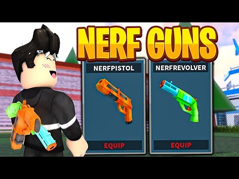 Jailbreak NERF Gun Code Einlösen und OP Nerf Waffe bekommen! | Roblox/Deutsch
