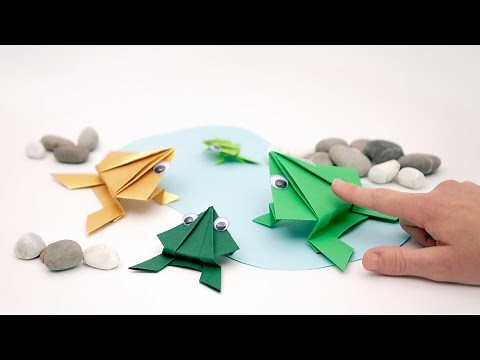 FAMIGROS - Bastelanleitung Frosch falten | Migros