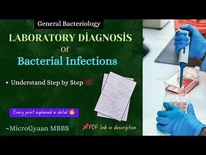 Laboratory diagnosis of Bacterial Infections | Microbiolgy | Easy explanation step by step