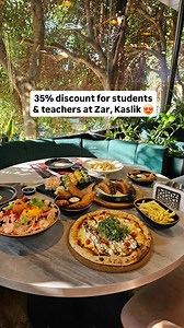 8.8K views · 34 reactions | For all teachers and university students, Zar has an exclusive 35% discount just for you! Enjoy a delicious International menu with sushi, pizza, pasta, burgers and more - perfect for any craving!  Zar, Kaslik  Open daily for breakfast, lunch & dinner  Live entertainment every Saturday  81 031 031 | 81 103 104 | Lebanon Explorer | Facebook