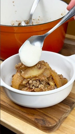 Postre casero en una sola olla: Apple Cobbler