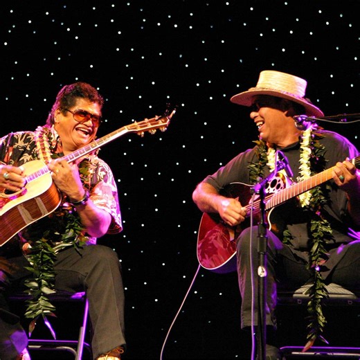 Led Kaapana with Mike Kaawa