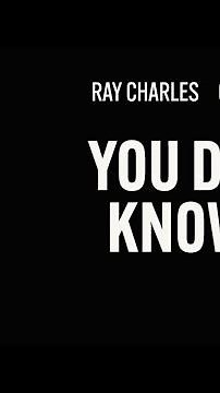 Ray Charles - You Don't Know Me - Slow Gospel Blues Style - Solo Piano Cover