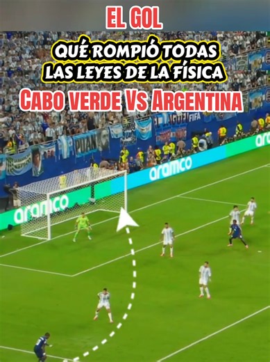 Gol de Cabo Verde ante Argentina en Octavos de Final 2026