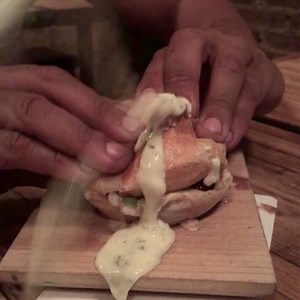The Exploding Burger at Raw Material NYC | BuzzFeed Food