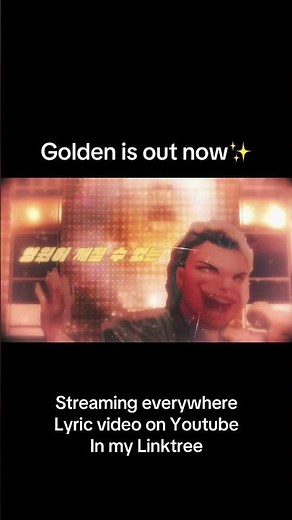 Golden Is Out Now ✨ K-Pop Demon Hunters Cover | Animated Lyric Video