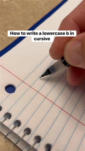 Devin Cornett on Instagram: "Lowercase b in cursive #lettering #calligraphy #cursive #fyp #handwriting"