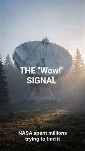 The Only Real Alien Signal Ever Recorded #space #science #universe #WowSignal #AlienContact #NASA