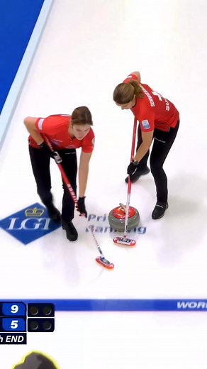 15K views · 120 reactions | And that'll do it! 欄 Switzerland  draw for the single in End 9, taking the scores to 10-5 and bagging the win. Watch all games live on The Curling Channel! https://curlingchannel.tv #curling #ecc #switzerland | World Curling | Facebook