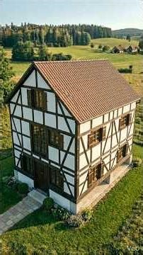 From Empty Plot to German Fachwerk House | Satisfying Build