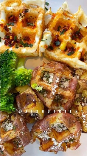 Crispy Potato Waffles Recipe!🥔🧇 Easy, Golden & So Satisfying!