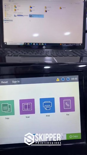 طريقة تثبيت تعريف طابعة Hp 586 على الكومبيوتر | شركة سكيبر لتجارة الطابعات والاحبار
