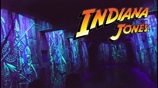 Indiana Jones Ride in Low Light — A Bright and Beautiful Disneyland Adventure