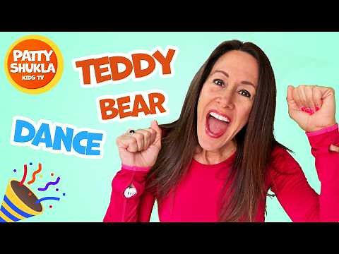 Learn the Teddy Bear Dance Song by Patty Shukla | Dance Song for Kids, Children Babies Nursery Dance
