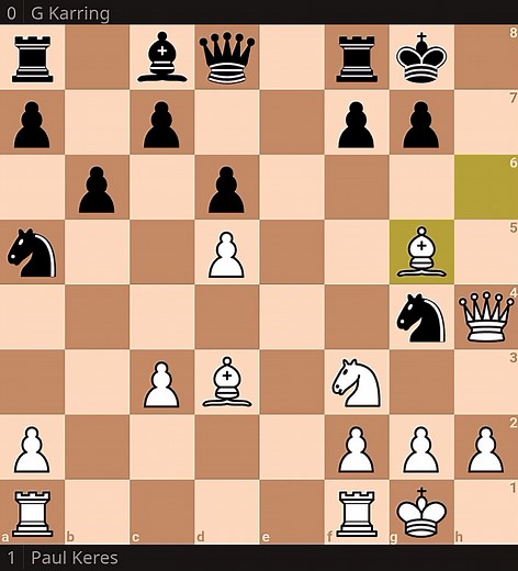 Best Checkmate by Keres #chess #chessgames | Chesspicantu