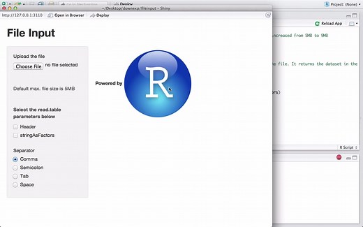 [视频教程] R Shiny app tutorial